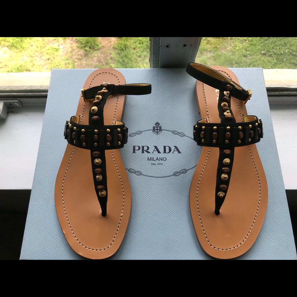 Prada Sandals Authentic NWT and Box